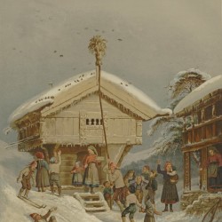 Children playing in the snow